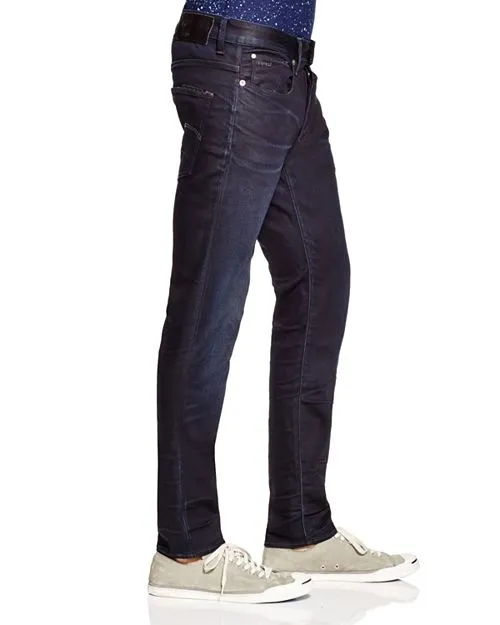 3301 Slander Slim Fit Jeans in Dark Aged G-STAR RAW Blue