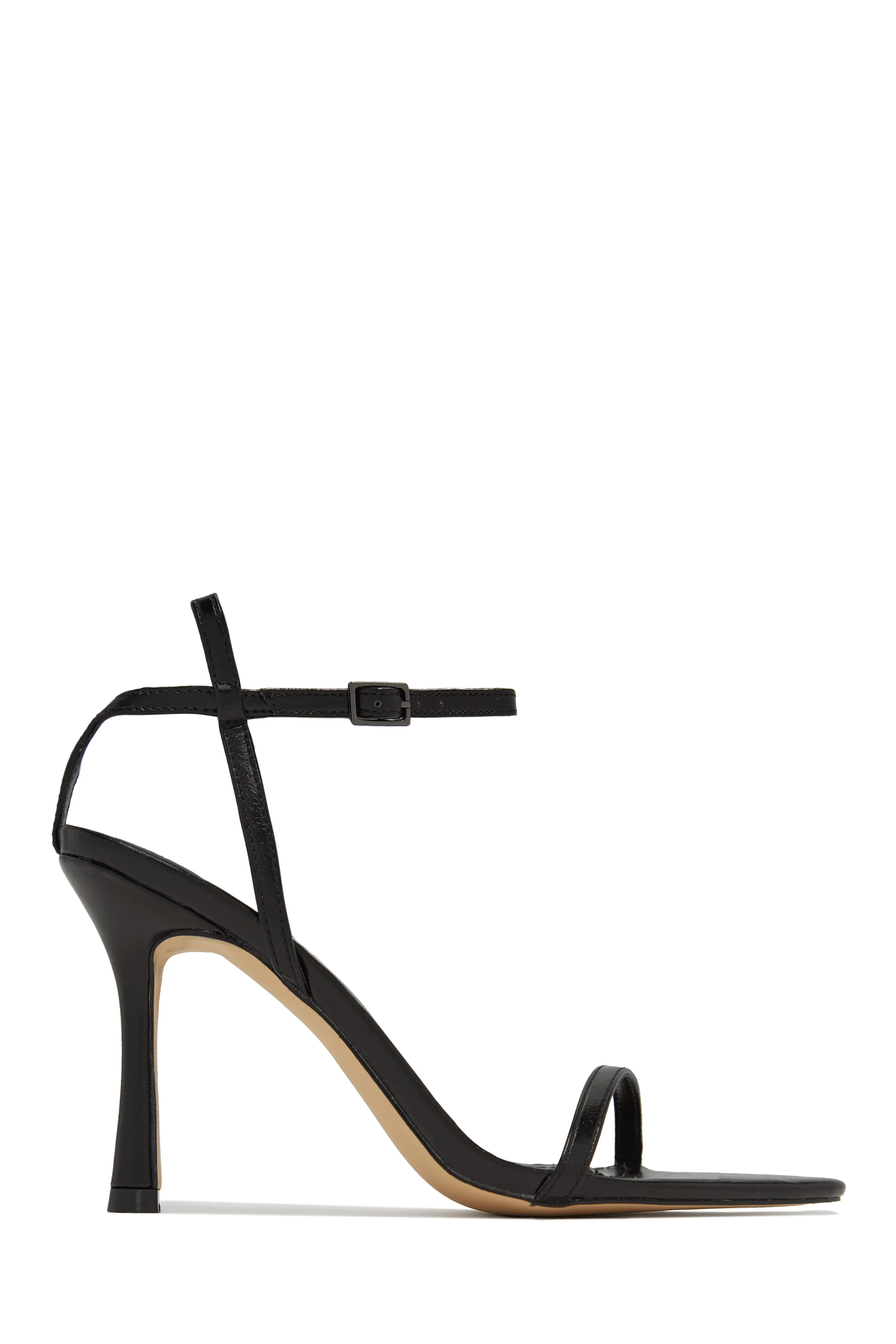 Adrienne Single Sole Heels - Black