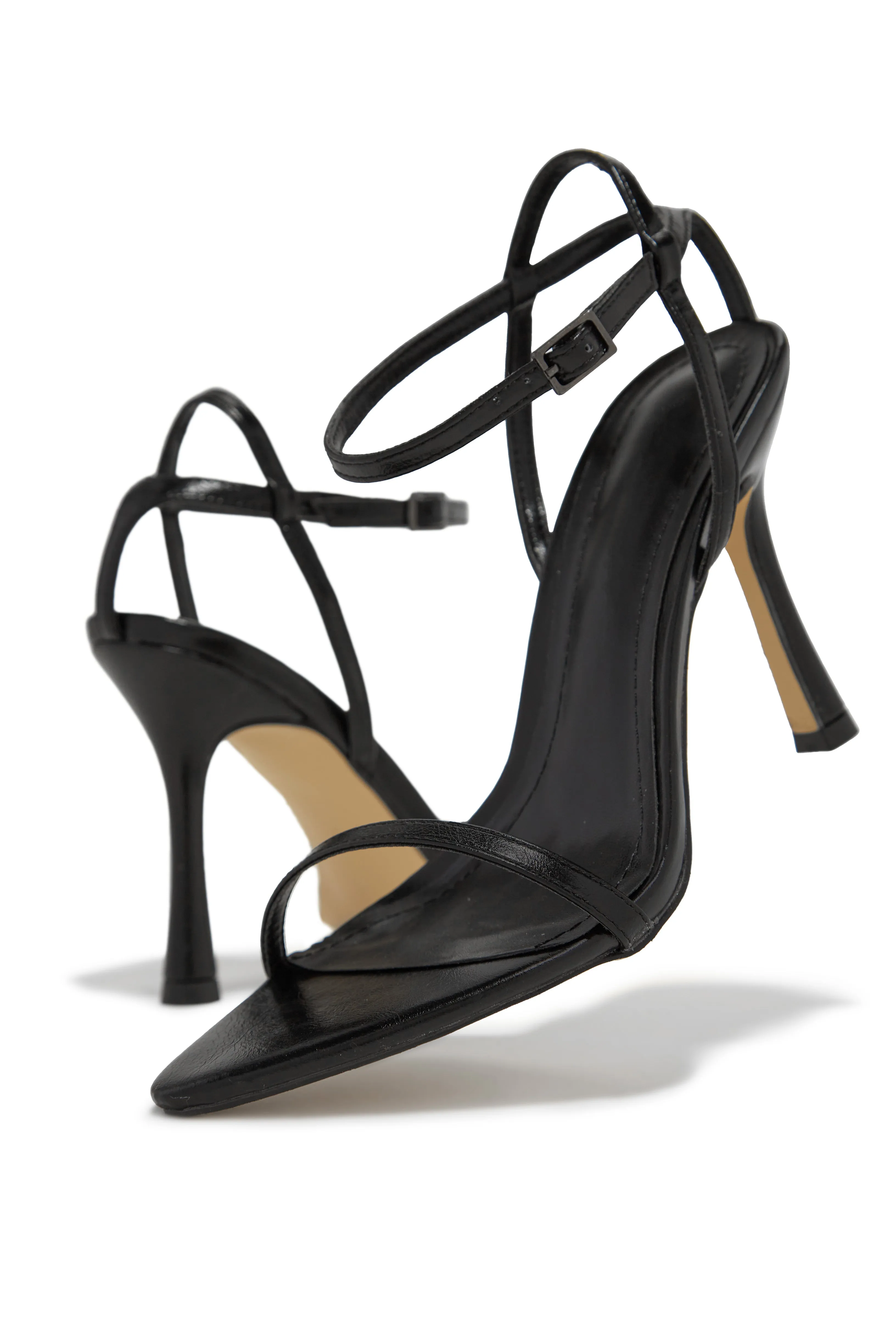 Adrienne Single Sole Heels - Black