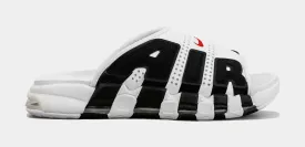 Air More Uptempo Slide Mens Sandals (White/Black)