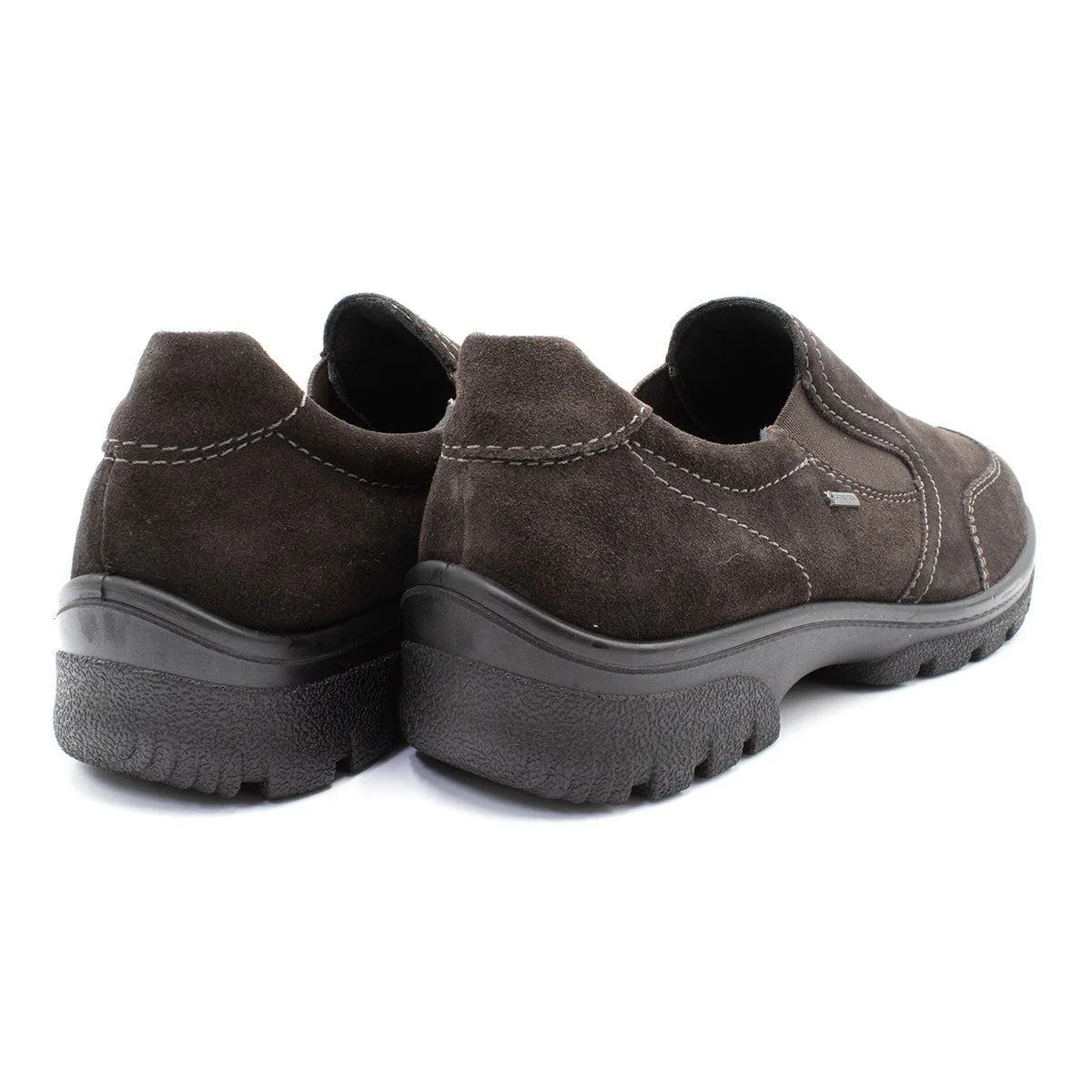 Ara On Slip Ons Suede Brown Colour For Men