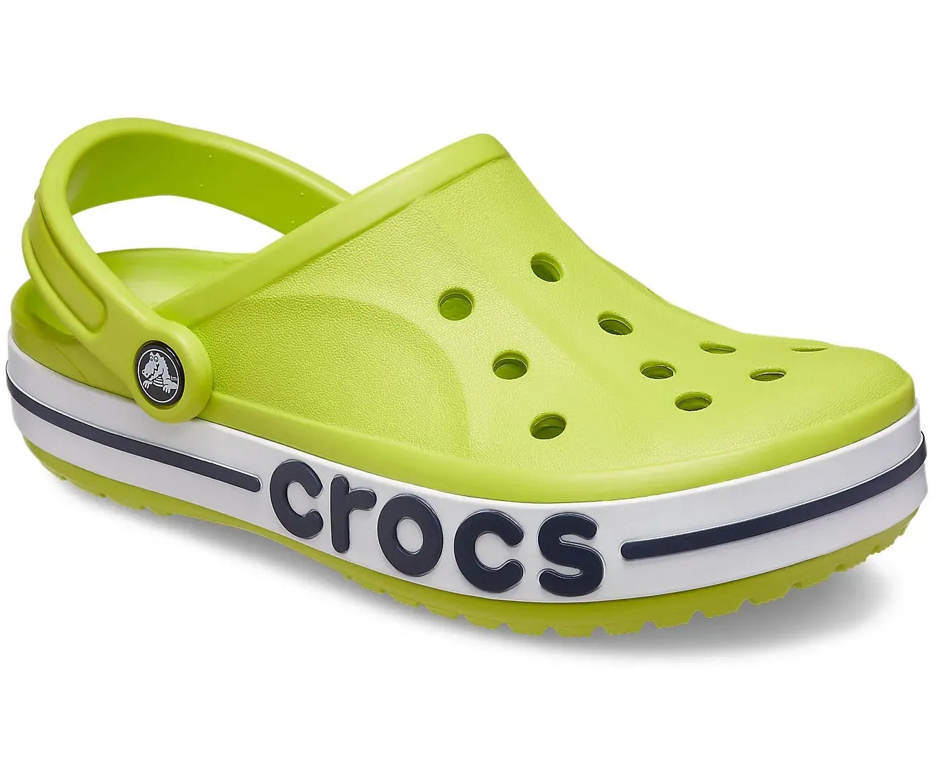 Authentic Crocs Bayaband Clog - Lime Punch/ Navy