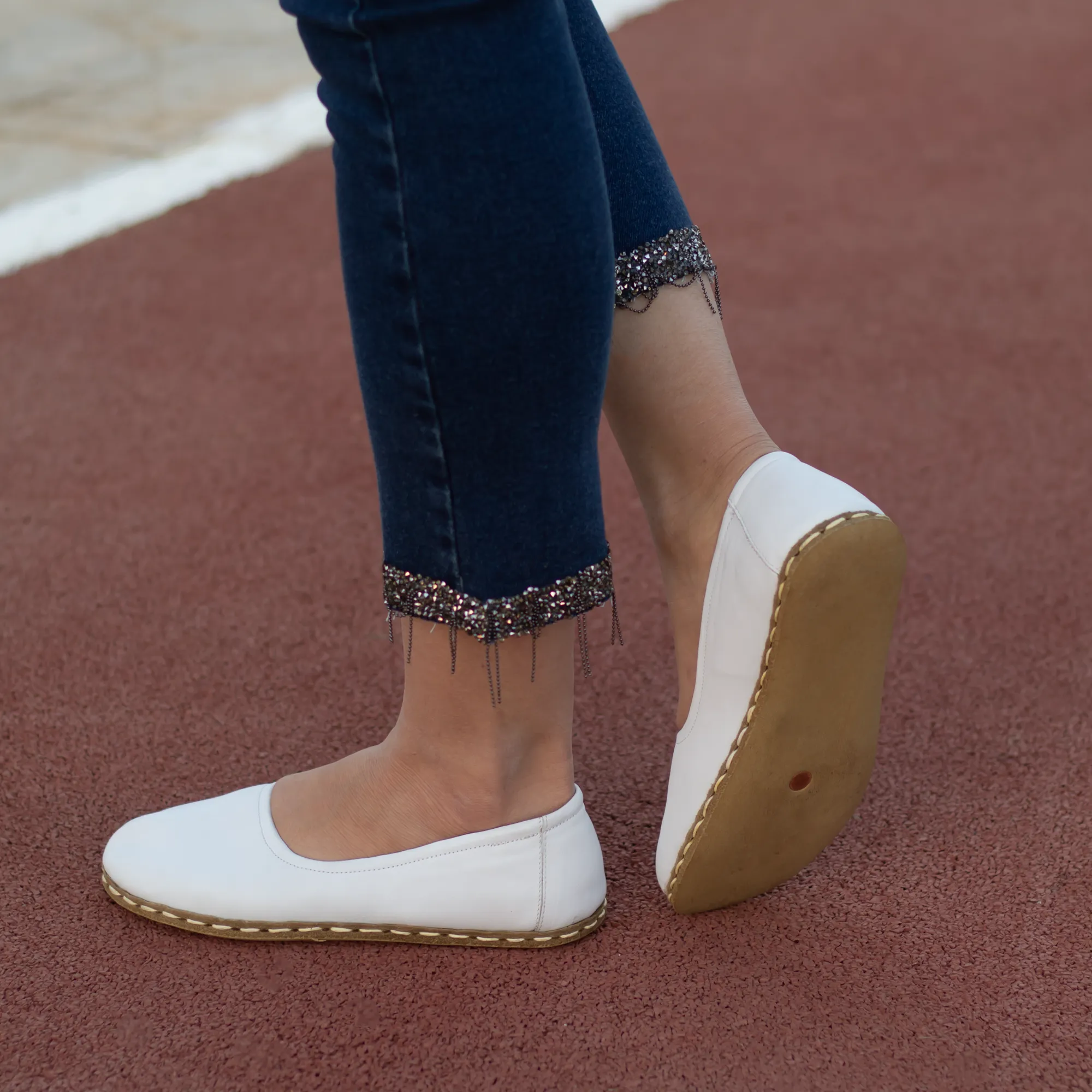 Barefoot Flat Shoes White for Women