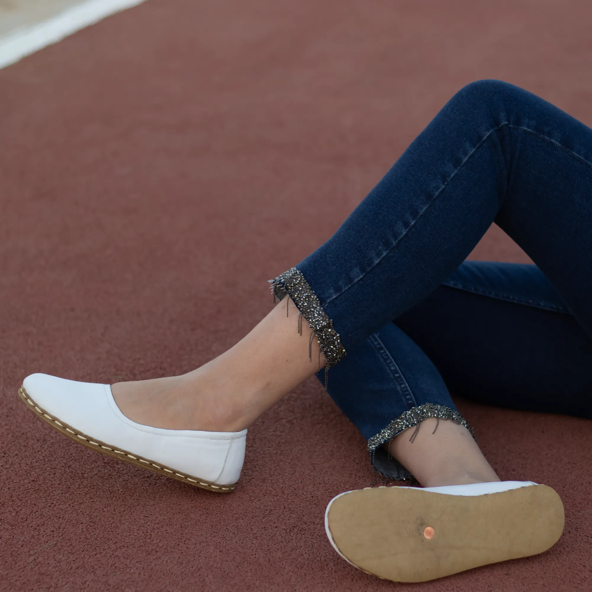 Barefoot Flat Shoes White for Women