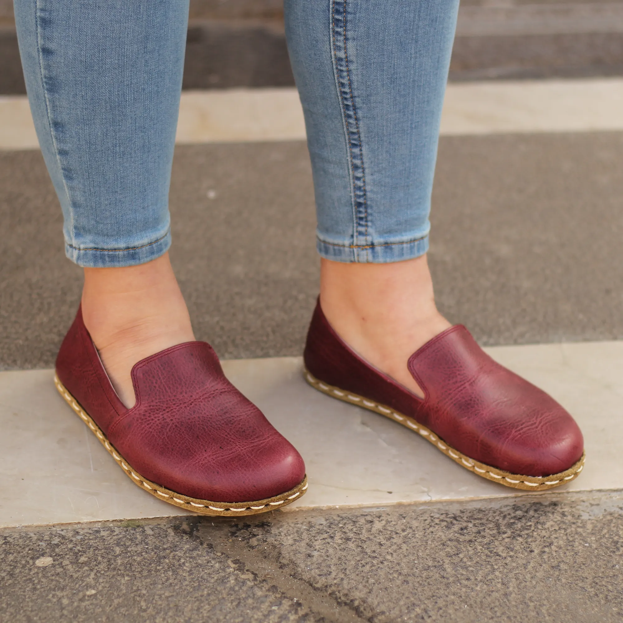 Barefoot Shoes Women's Burgundy