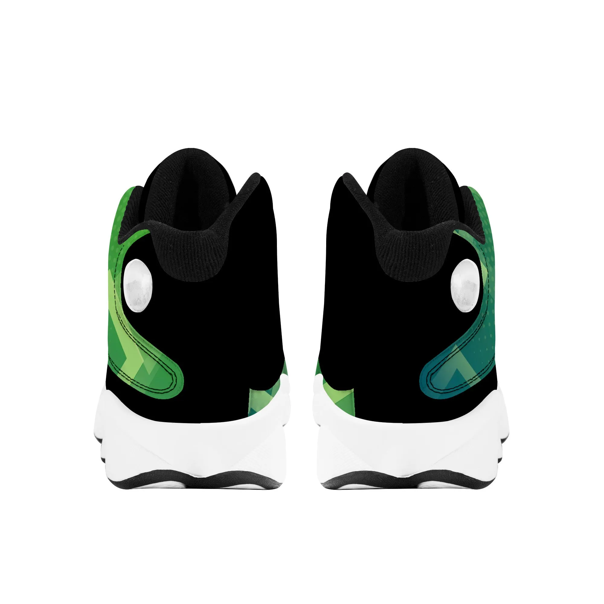 Basketball Shoes - Black/Green