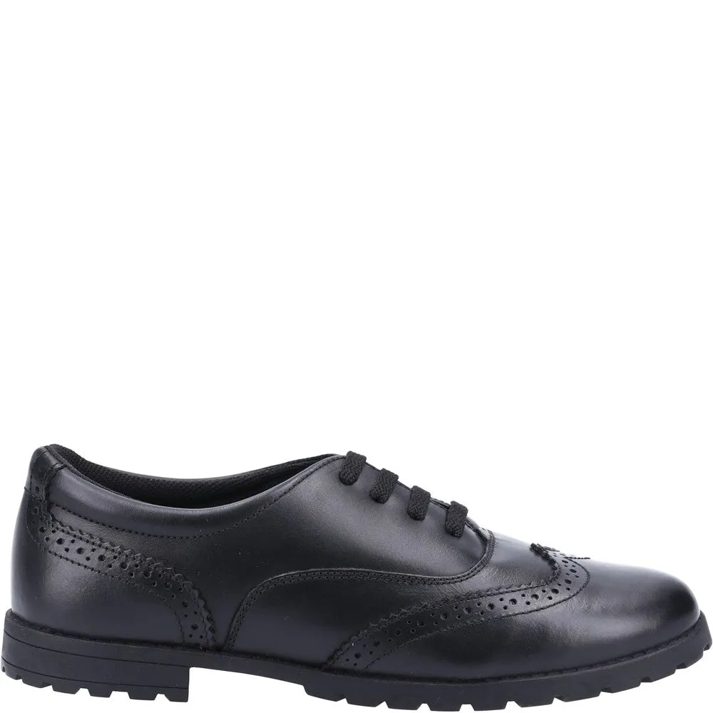 Black Eadie Junior School Shoes