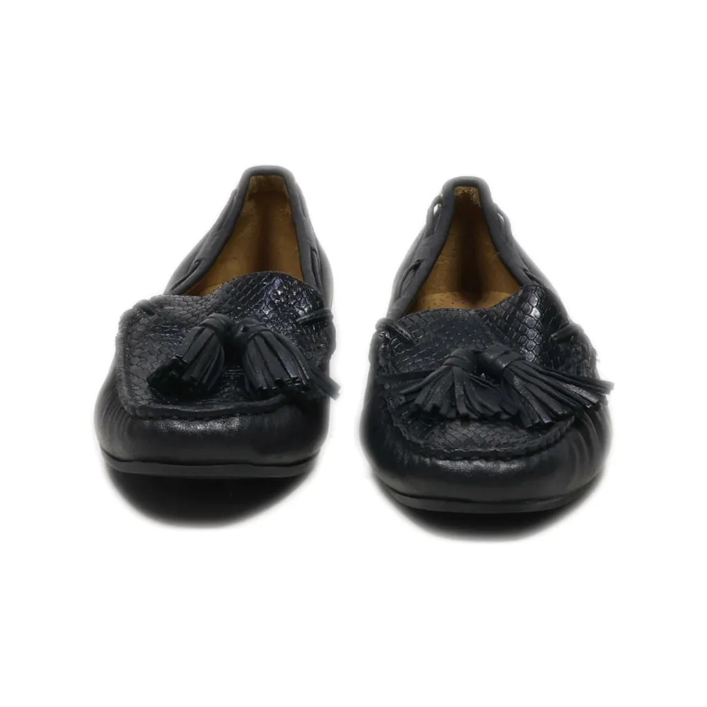 Bocage Innovation Loafers Leather Black Colour For Women