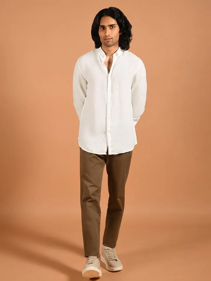 Button-down 100% Linen Shirt - Hampstead