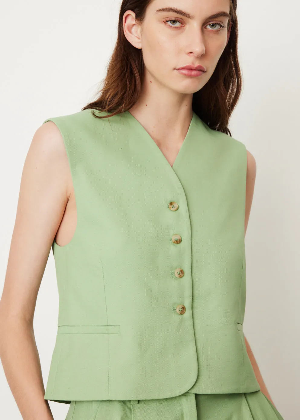 Buttoned Vest