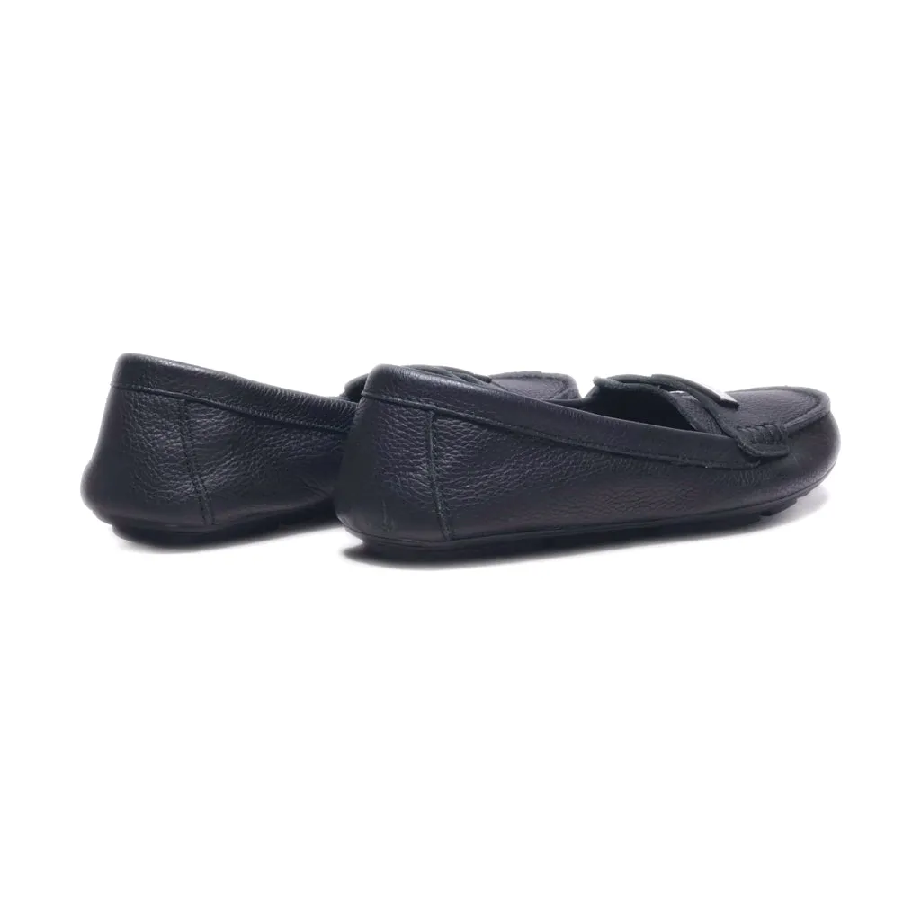 Calvin Klein Leta Loafers Leather Black Colour For Women