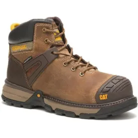 CAT Men's Excavator Superlite WP Soft Toe Work Boot - Beige - P51052