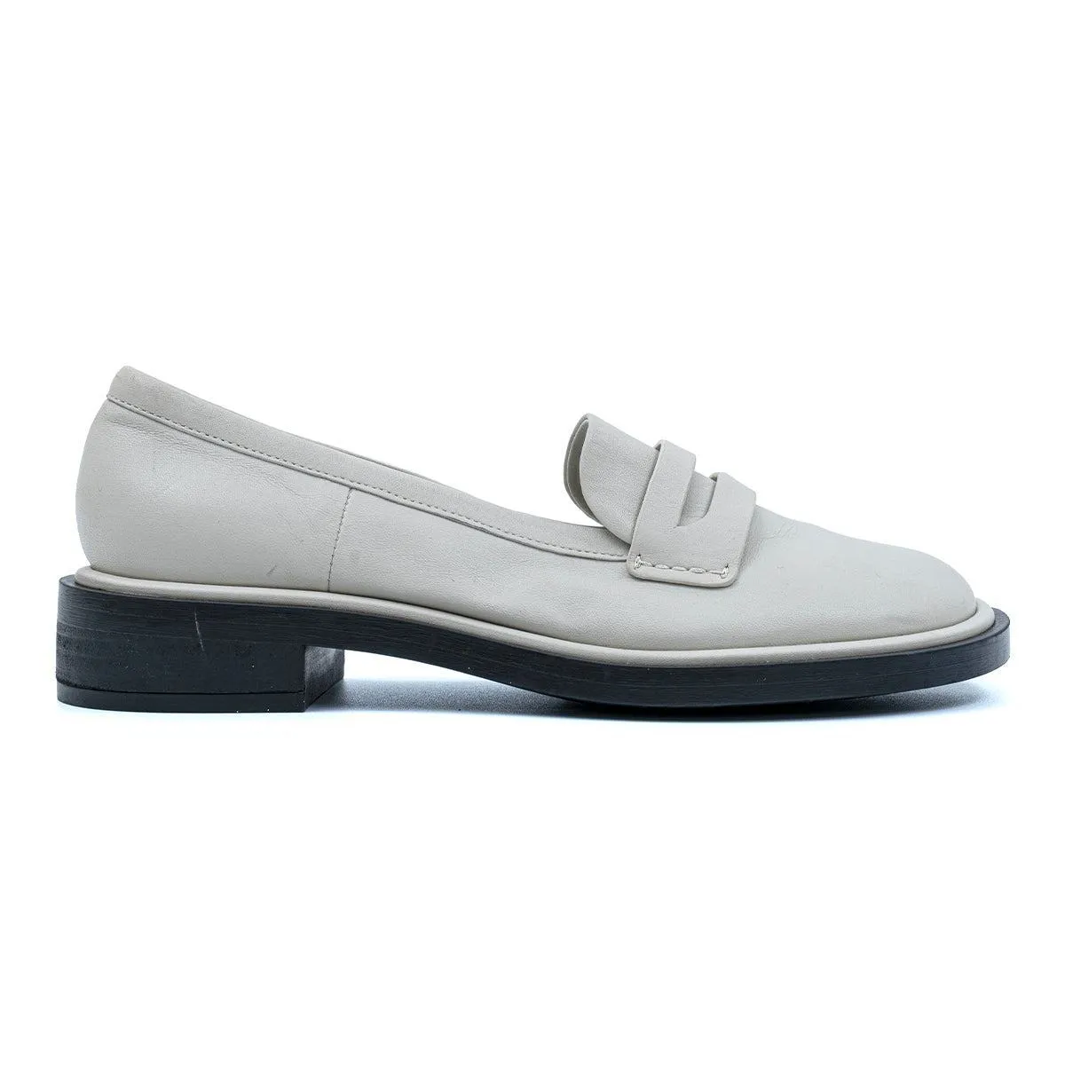 Charles & Keith Collection Charles & Keith Rumi Formal Loafers Leather White Colour For Women