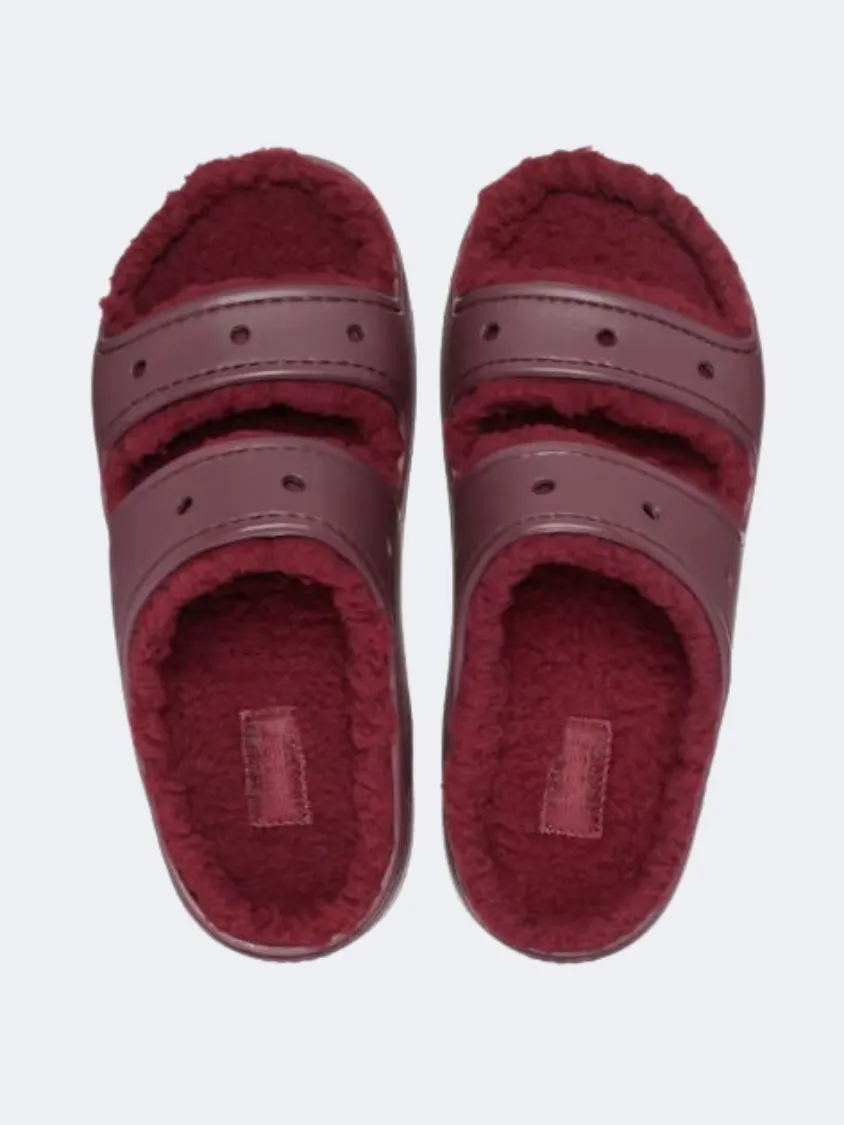 Crocs Classic Cozzzy Sandal Unisex Lifestyle Slippers Cherry