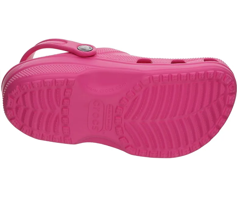 Crocs sandalo sabot da bambina Classic Clog 204536 fucsia