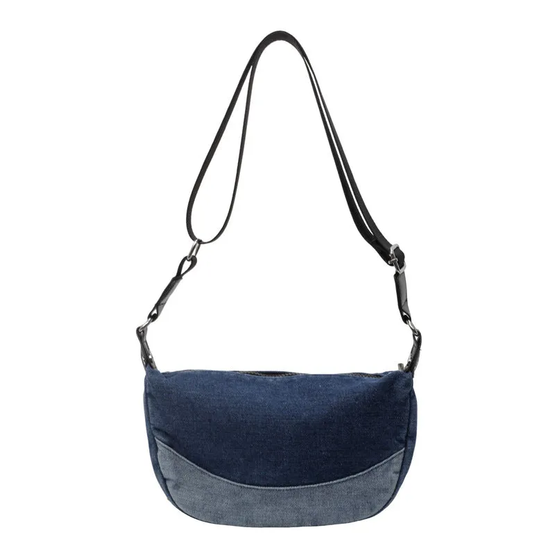 Denim Bag Women's Large Capacity  New Fashion Special-Interest Shoulder Crossbody Bag Casual Popular Dumpling Bag