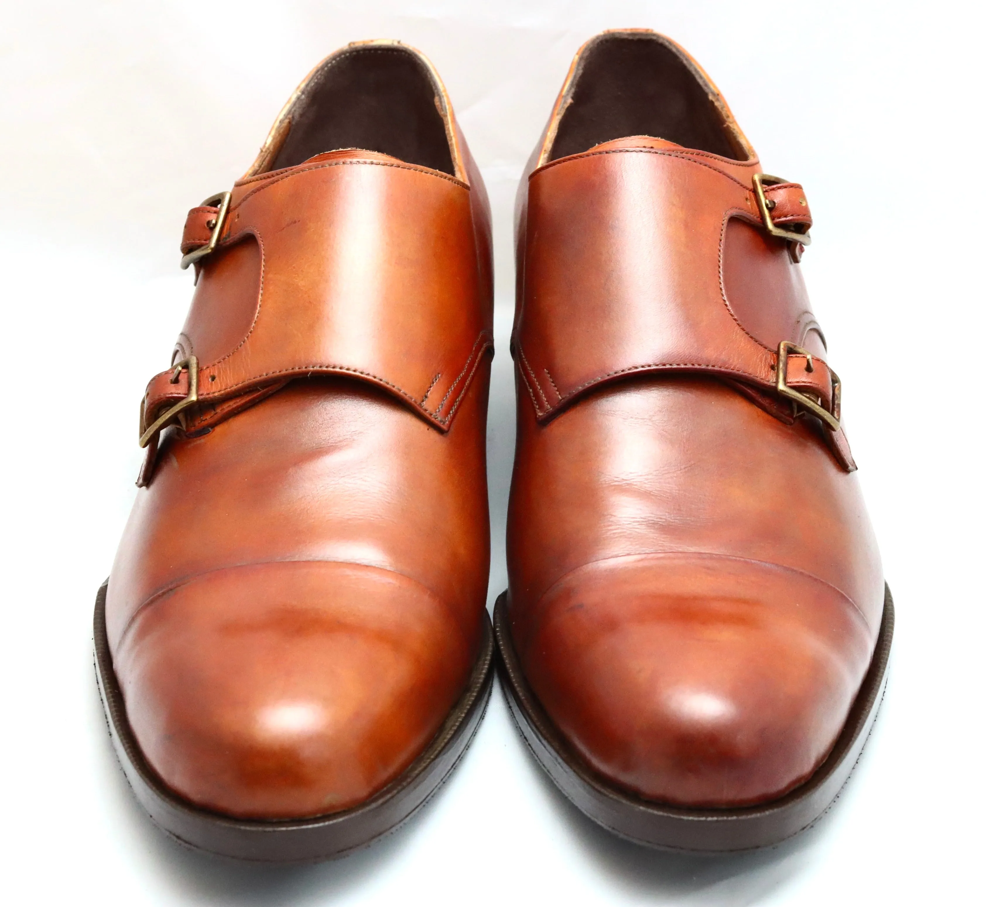 Double Monk  | antique cognac | box calf