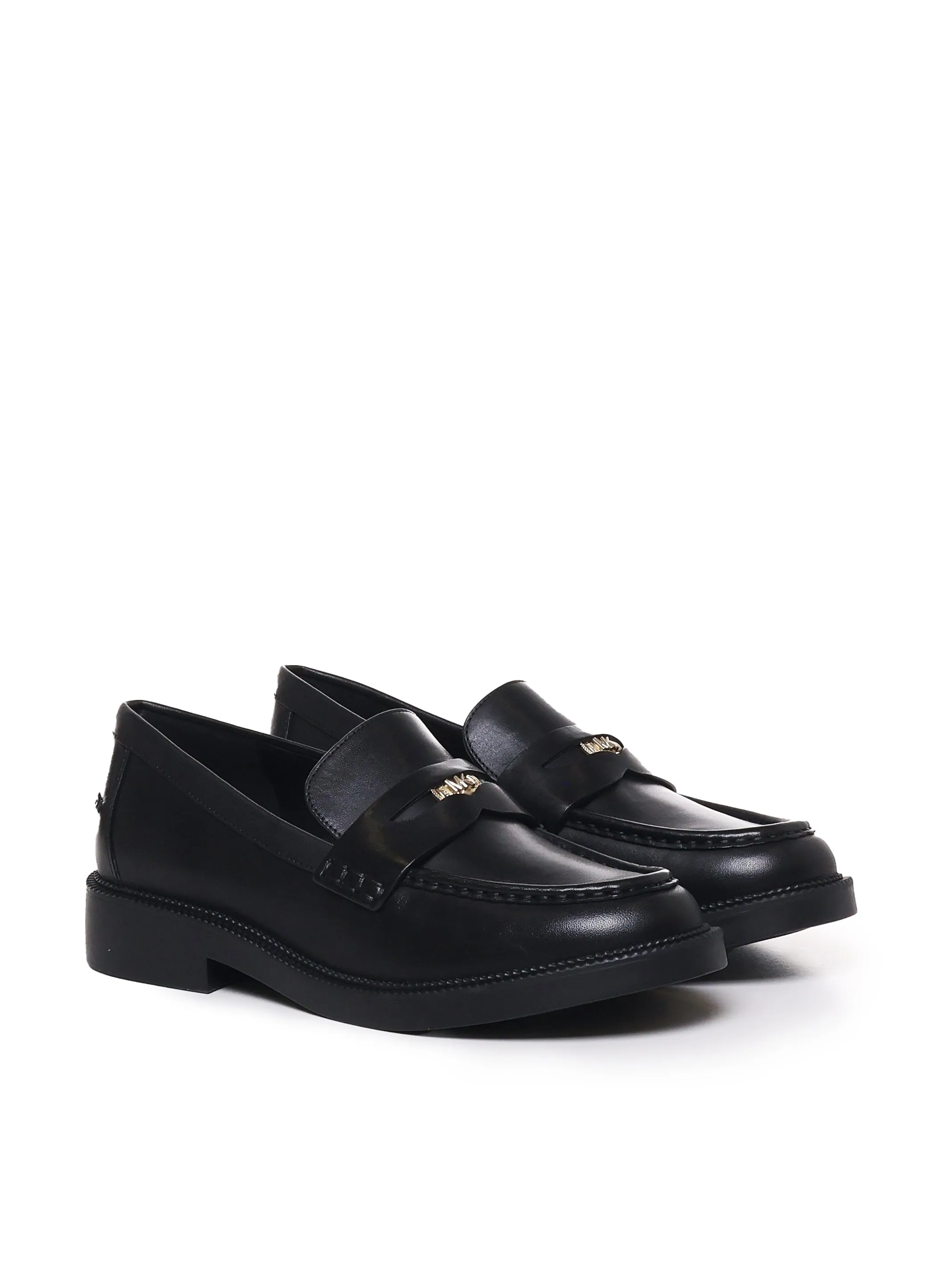 Eden Cowskin Black Lambskin Loafers