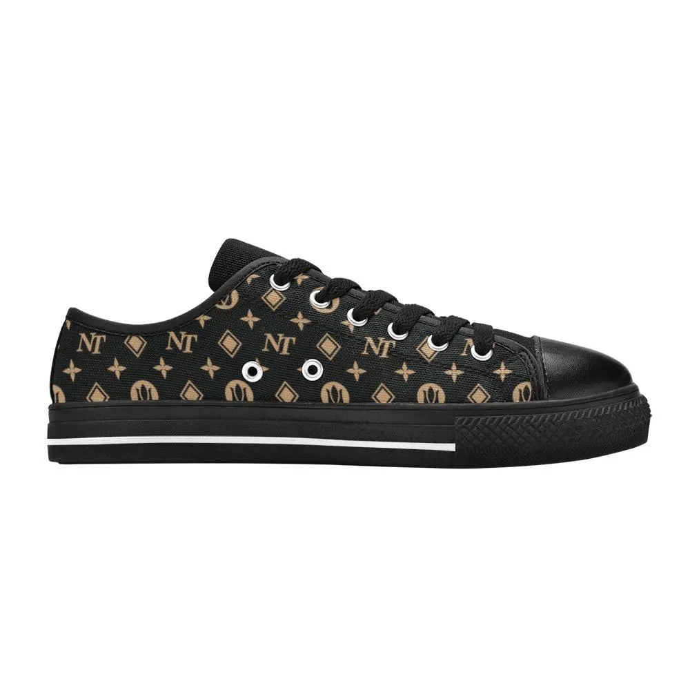 Fancy NT Black Women's Classic Canvas Shoes