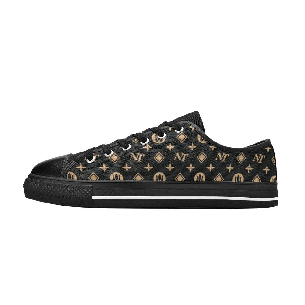 Fancy NT Black Women's Classic Canvas Shoes