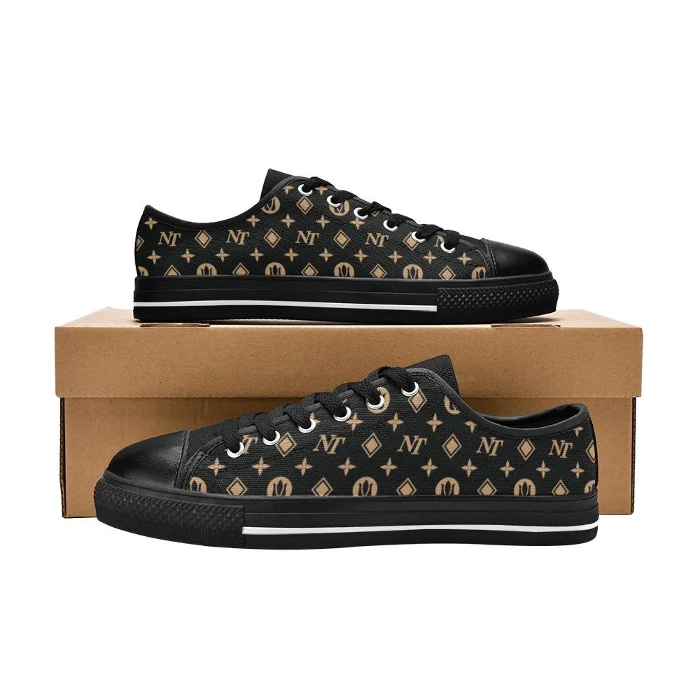 Fancy NT Black Women's Classic Canvas Shoes