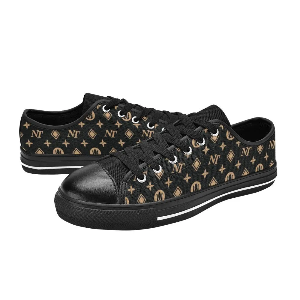 Fancy NT Black Women's Classic Canvas Shoes