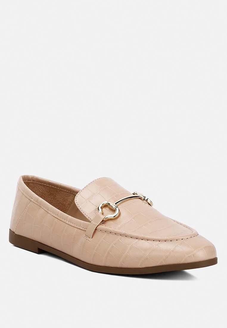 Finola Horsebit Embellished Loafers