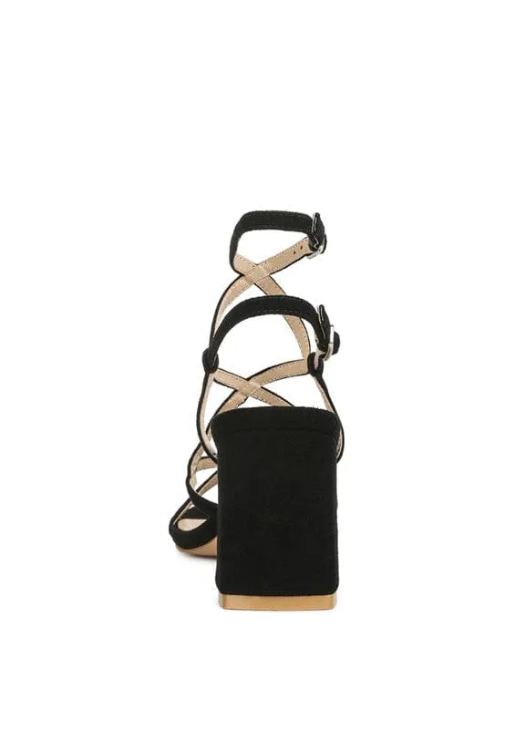 Fiorella Strappy Block Heel Sandals