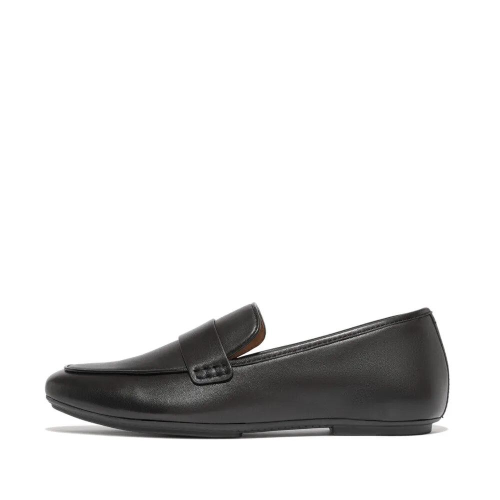 Fitflop Delicato Soft Leather Loafers Black