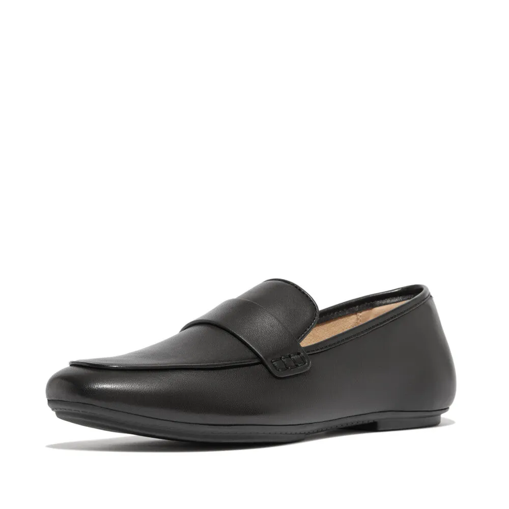 Fitflop Delicato Soft Leather Loafers Black