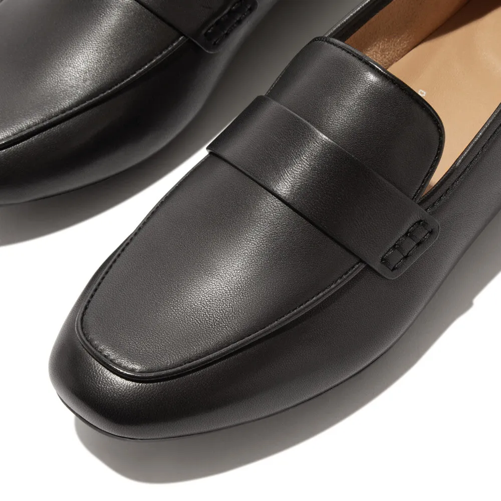 Fitflop Delicato Soft Leather Loafers Black