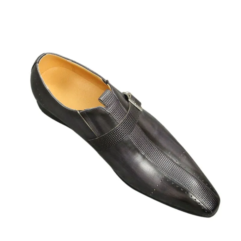 Funki Buys | Shoes | Men's Genuine Leather Formal Dress Shoe