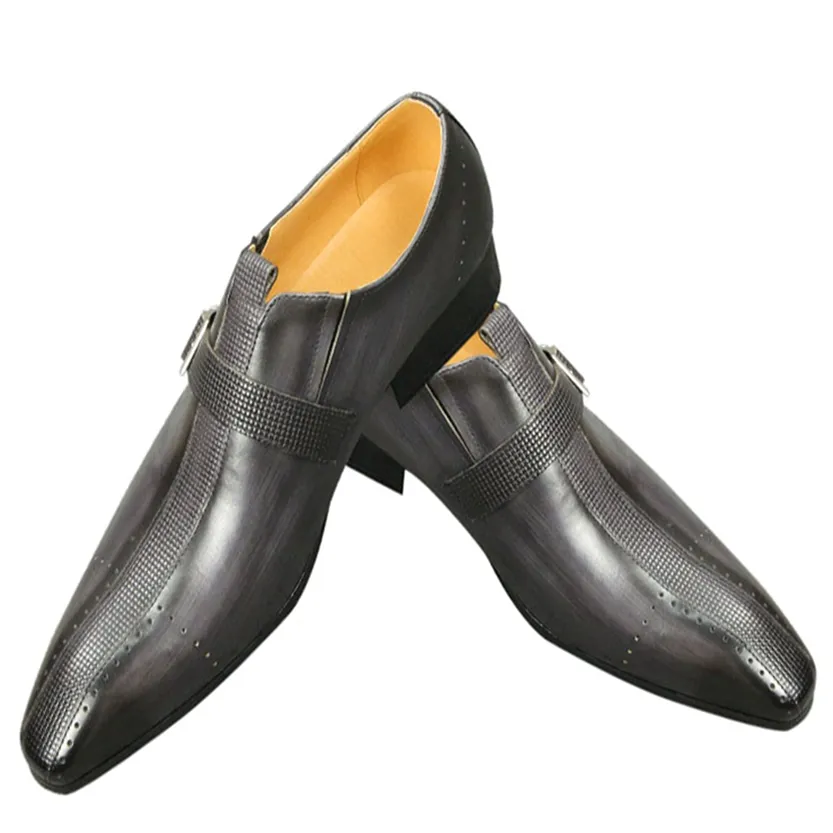 Funki Buys | Shoes | Men's Genuine Leather Formal Dress Shoe