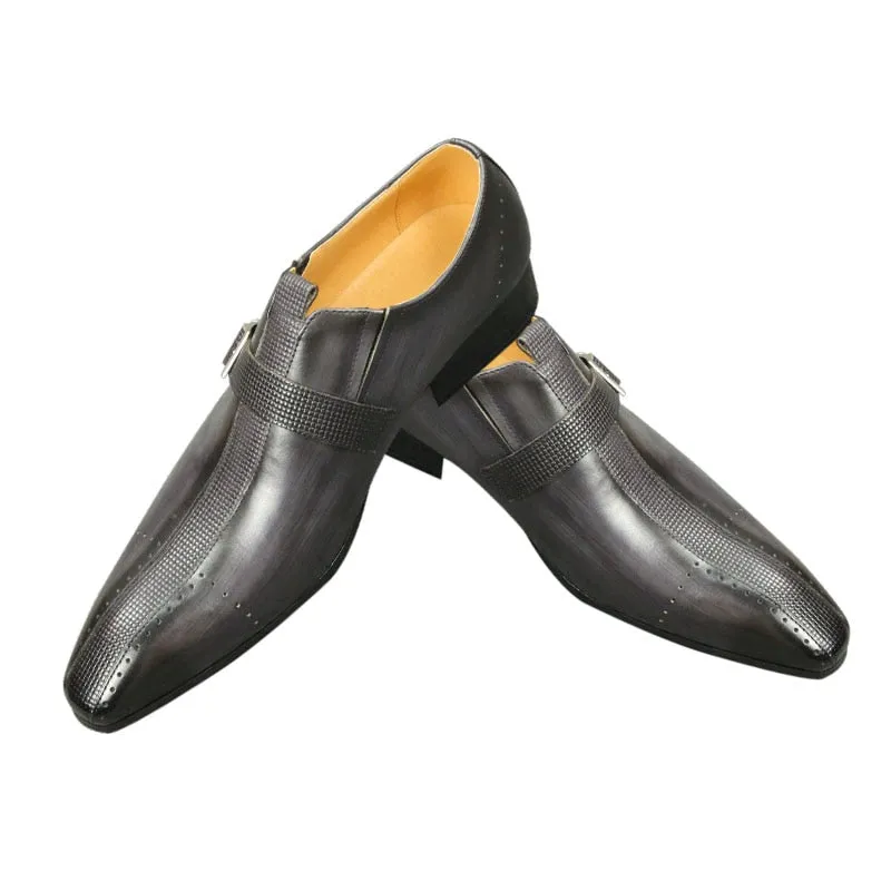 Funki Buys | Shoes | Men's Genuine Leather Formal Dress Shoe