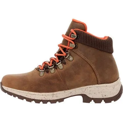 Georgia Women's Eagle Trail Waterproof Hiker Boot -Brown- GB00558