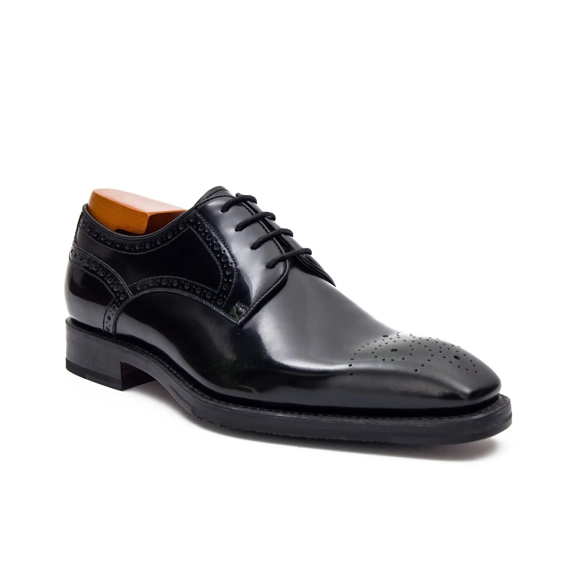 Goodyear Welted Patent Leather Oxford Shoes