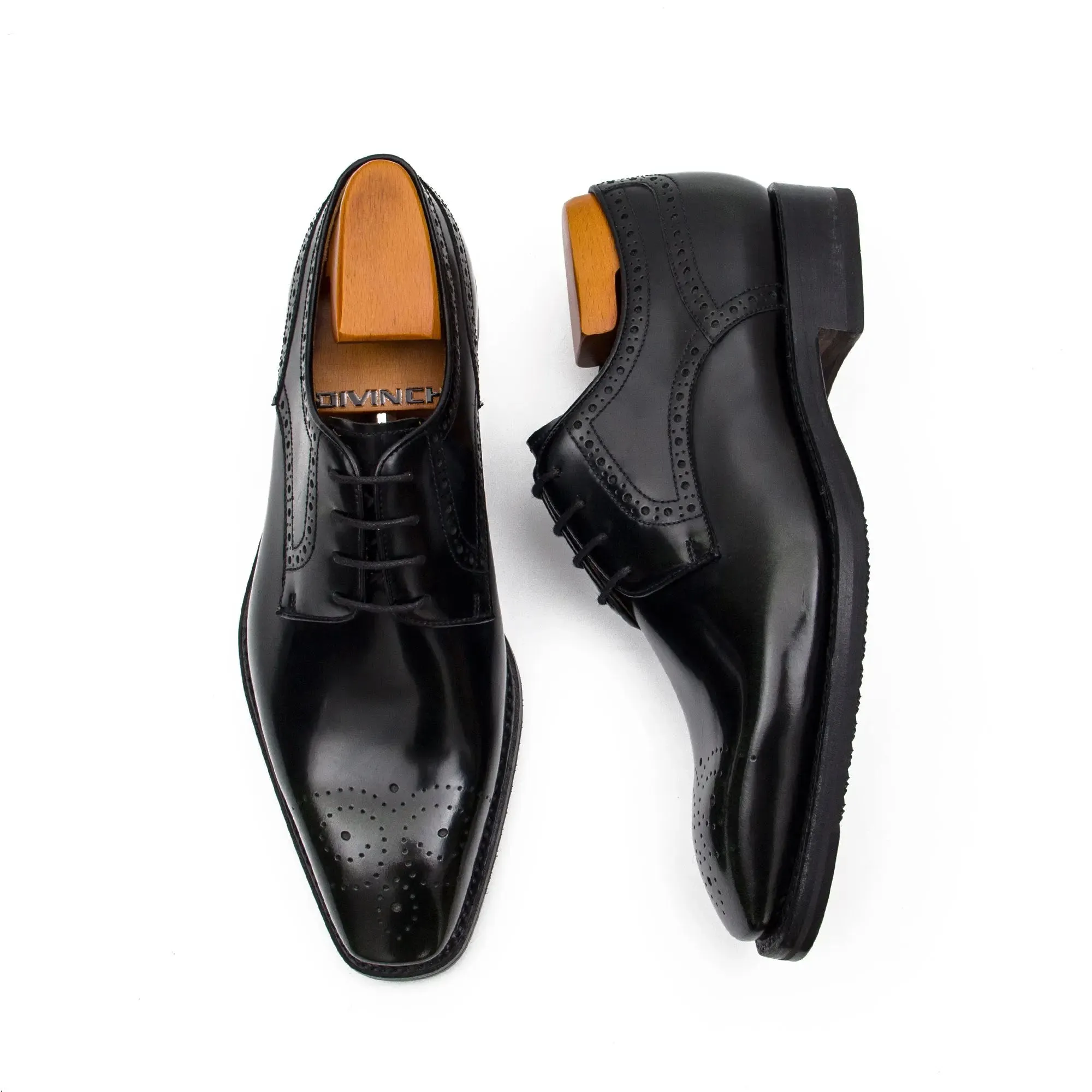 Goodyear Welted Patent Leather Oxford Shoes