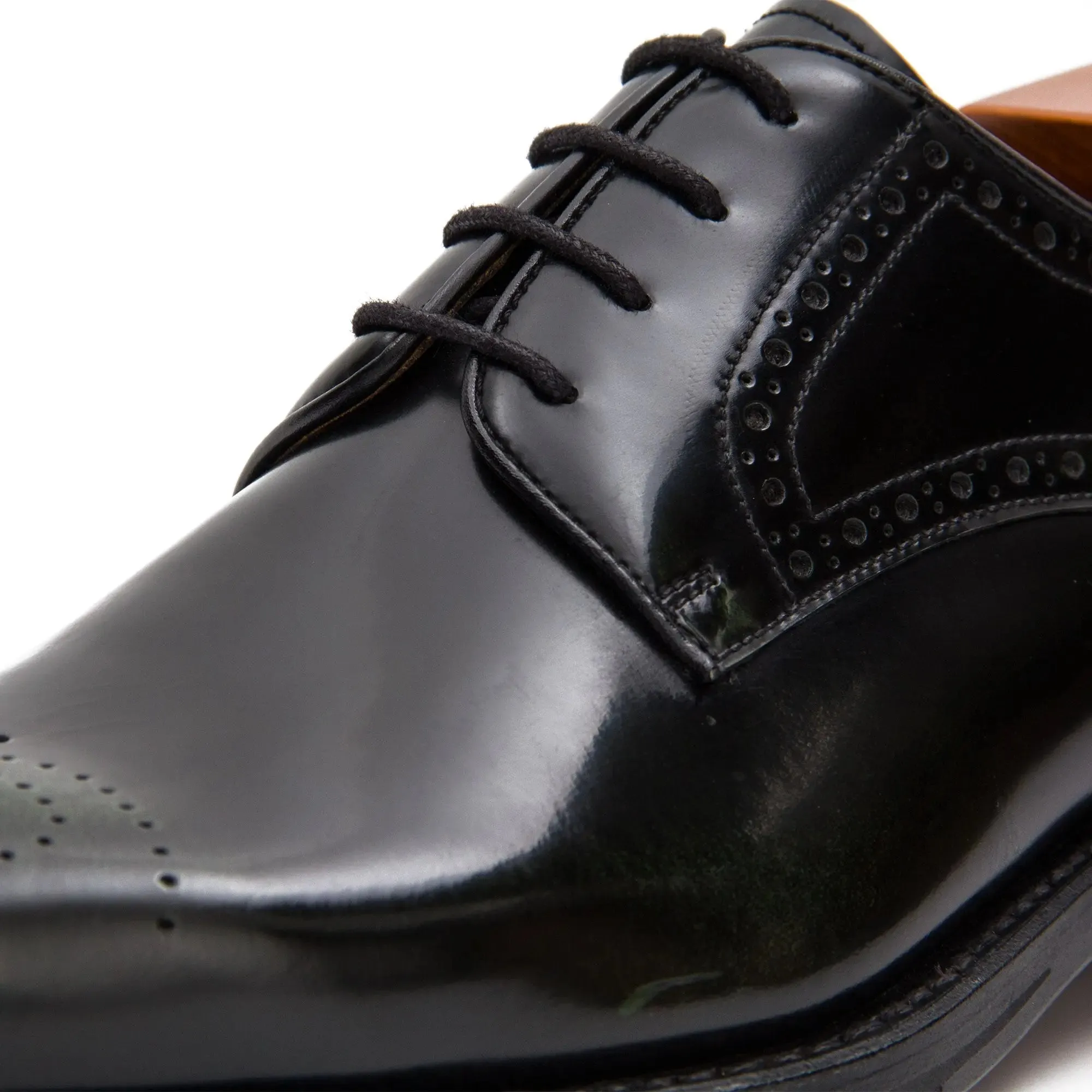 Goodyear Welted Patent Leather Oxford Shoes