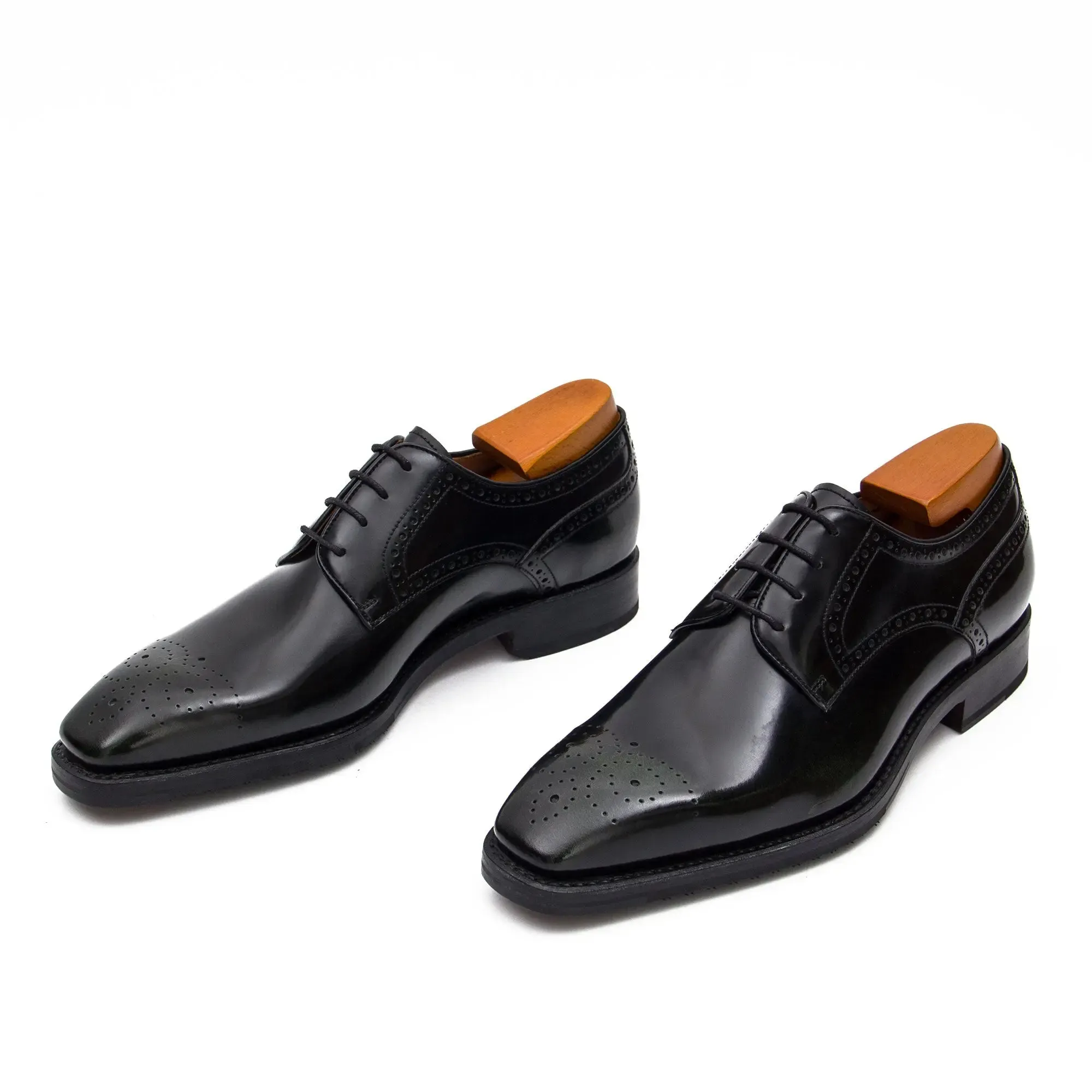 Goodyear Welted Patent Leather Oxford Shoes