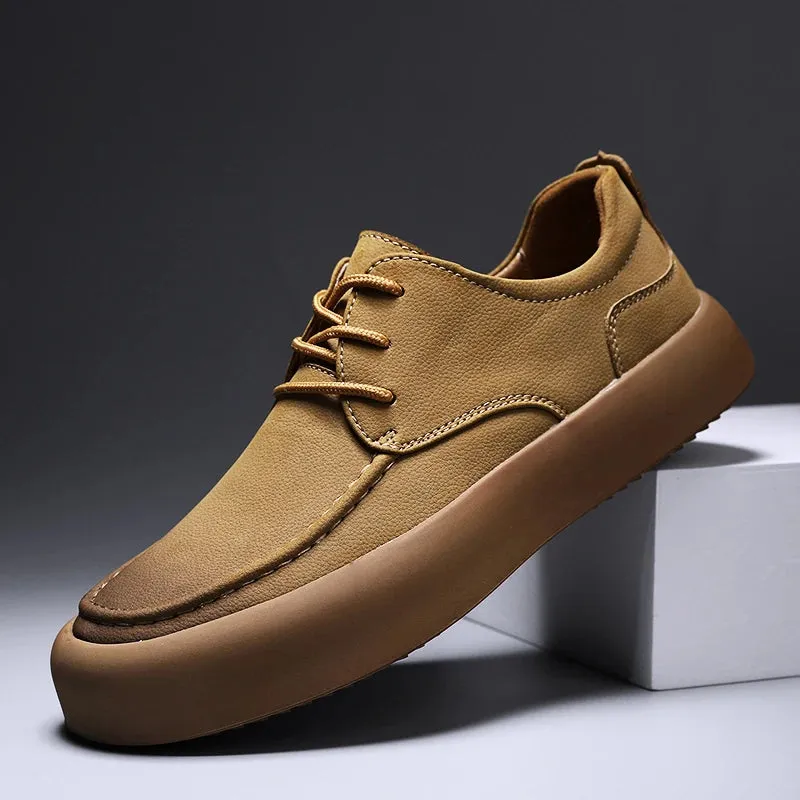 Hnzxzm New Arrival Sneakers Handmade Oxford Shoes Casual Shoes Versatile Men Genuine Leather Shoes Classic Man Business Sneakers