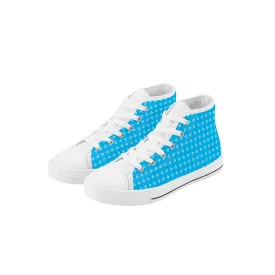 Kids High Top Sneakers - Blue