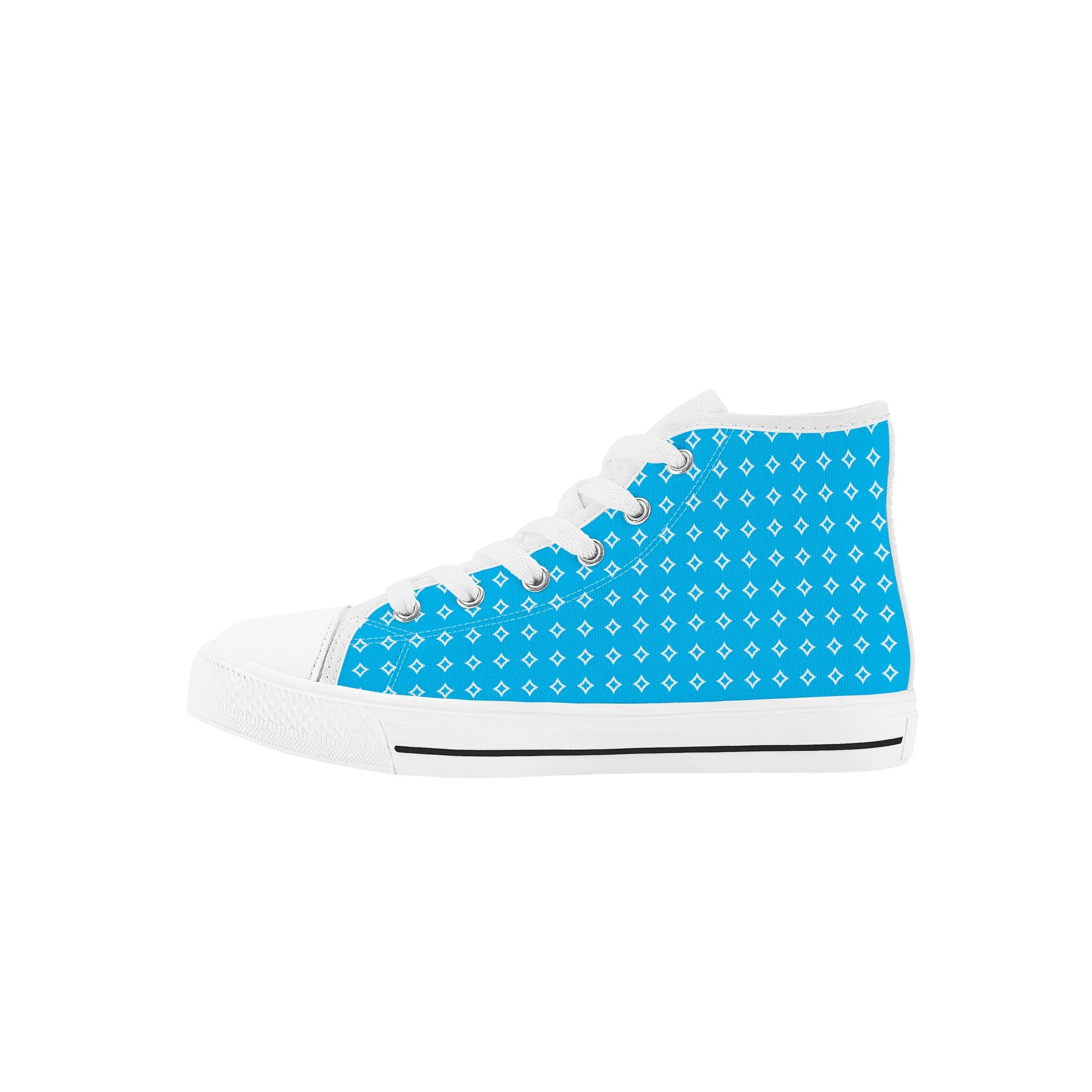 Kids High Top Sneakers - Blue