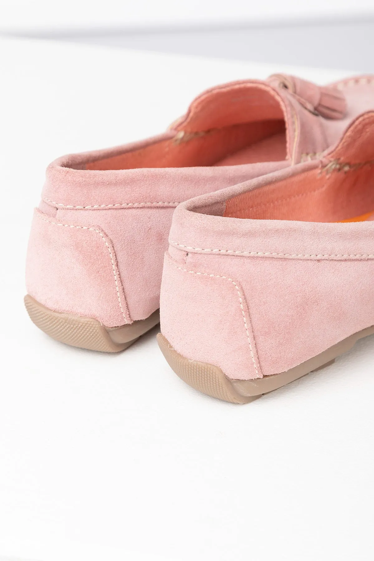 Ladies Suede Tassel Driving Loafers - Wrelton