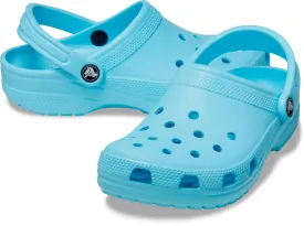 light blue crocs