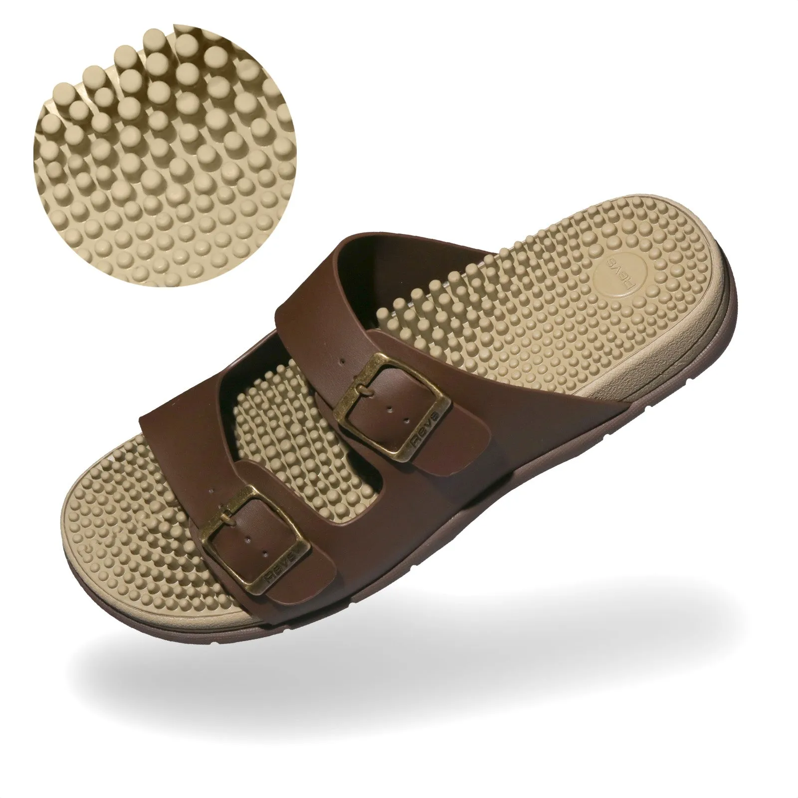 Lochy – Double Strap Reflexology Sandals