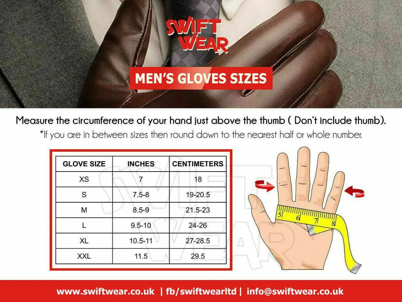 Men Driving Leather Mesh Fingerless Glove