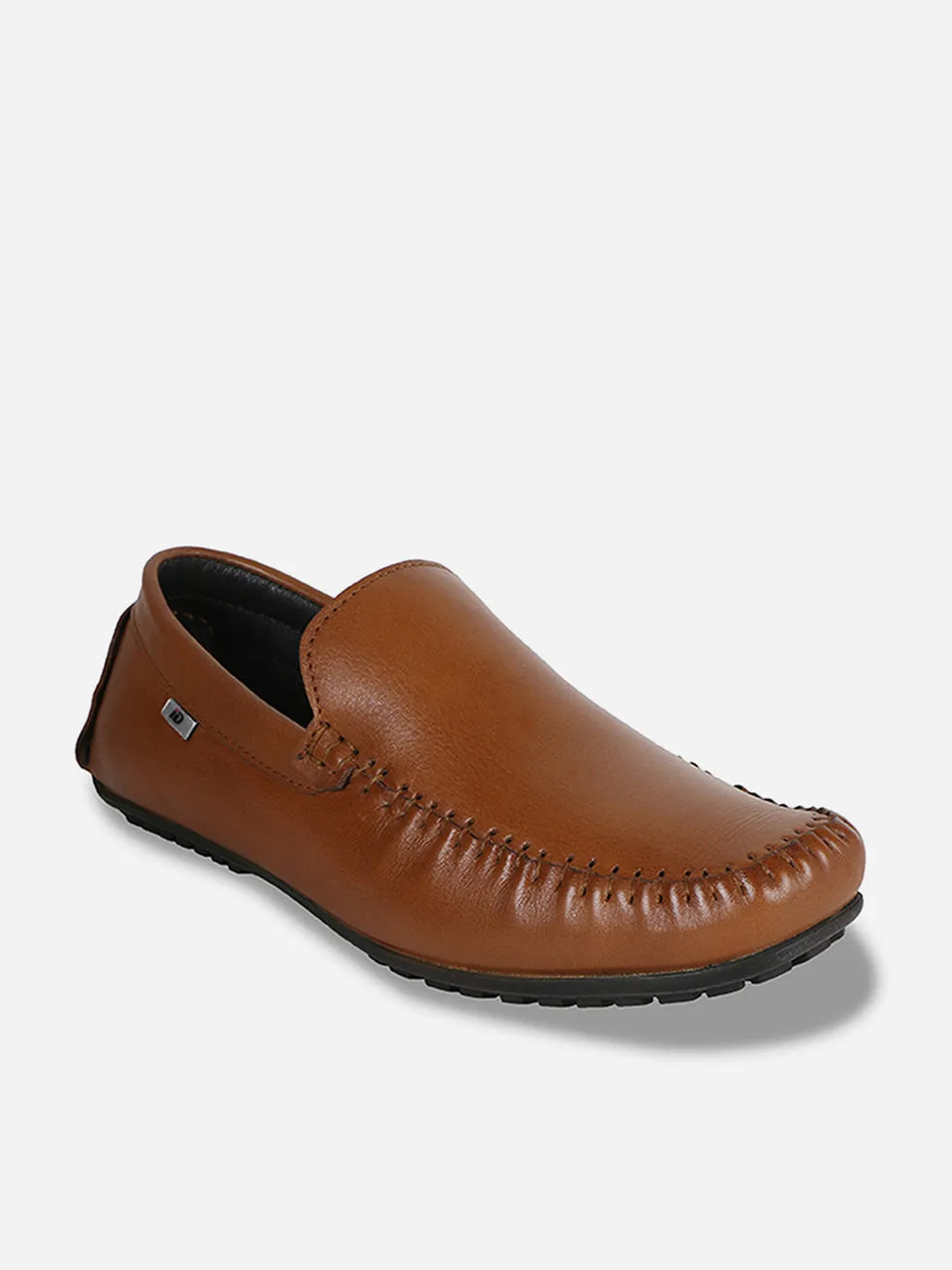 Men's Tan Moc Toe Formal Loafer (ID1041)