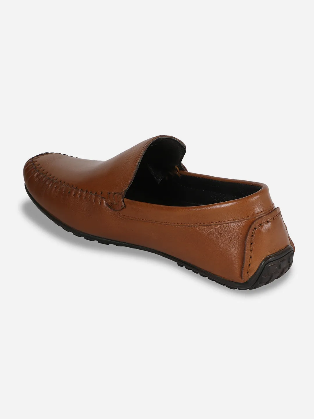 Men's Tan Moc Toe Formal Loafer (ID1041)