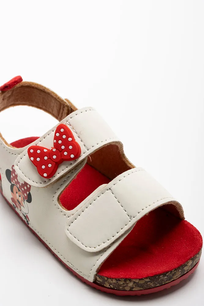 Minnie Double Strap White