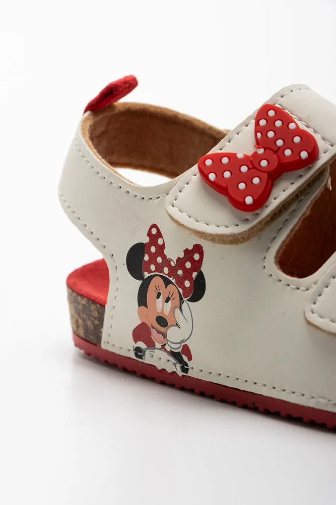 Minnie Double Strap White